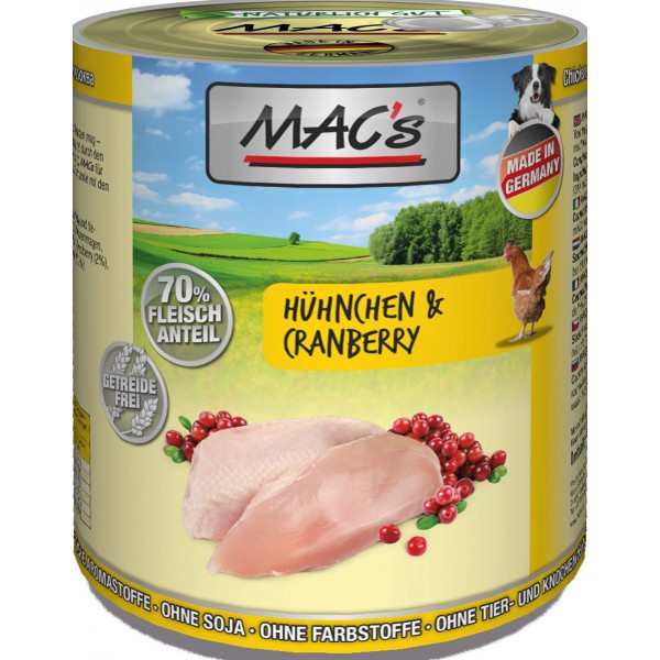 MAC’s Dog Hühnchen & Cranberry