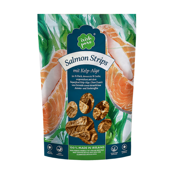 Irish Salmon-Snack, Salmon Strips mit Kelp-Alge