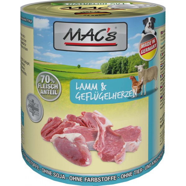 MAC’s Dog Lamm & Geflügelherzen