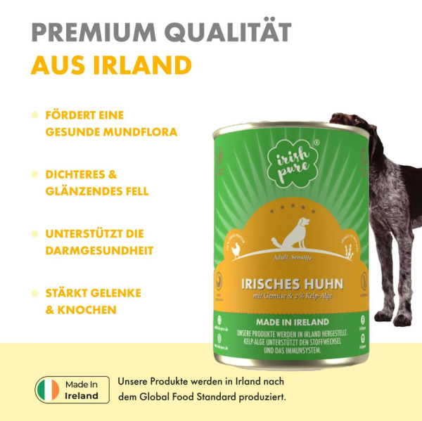 Irisches Huhn mit Gemüse & Kelp-Alge , Adult