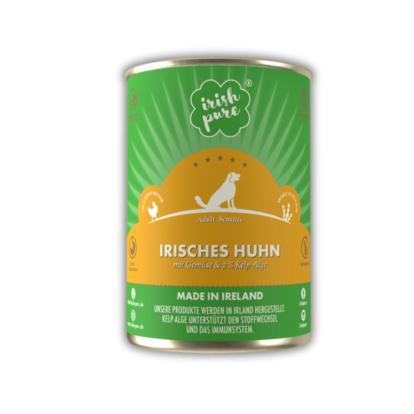 Irisches Huhn mit Gemüse & Kelp-Alge , Adult