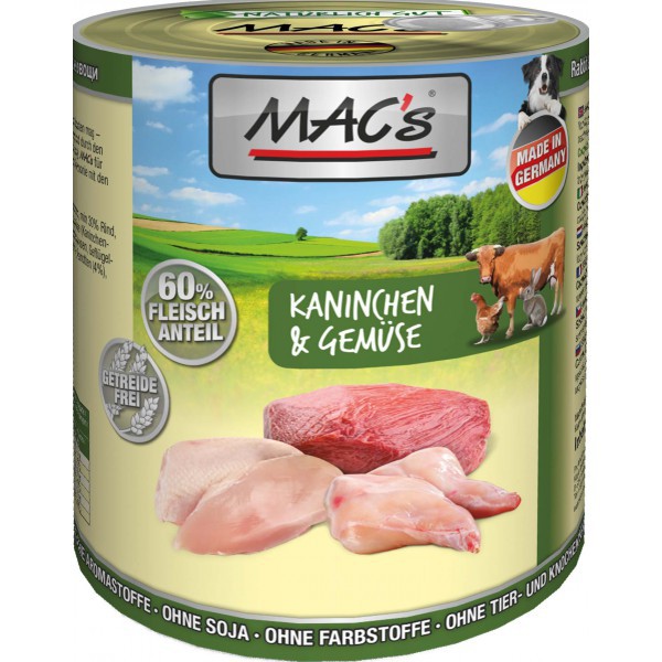 MAC’s Dog Kaninchen & Gemüse