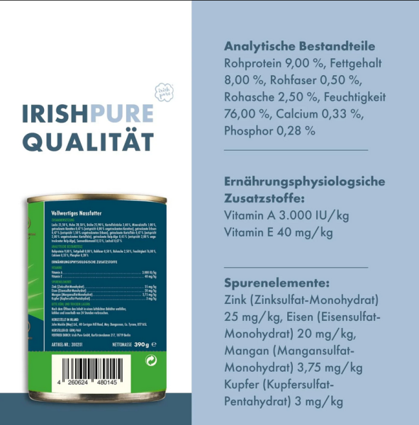Atlantik-Lachs & Irisches Huhn mit Gemüse & Kelp-Alge , Adult