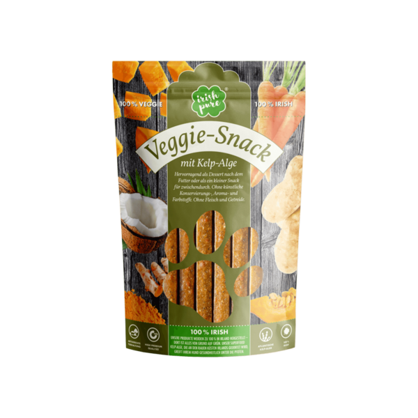 100 % Veggie, Veggie-Snacks mit Kelp-Alge